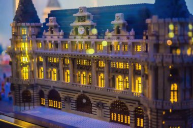 24.08.22 İstanbul Türkiye: Lego 'dan Türk manzarası.