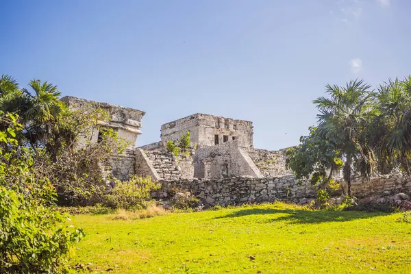 Ciudad Precolombina Amurallada Maya Tulum Quintana Roo México Norteamérica Tulum —  Fotos de Stock