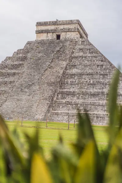 Old Pyramid Temple Castle Mayan Architecture Known Chichen Itza Ruins — Stock Photo, Image