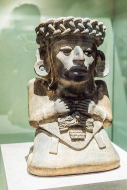 27.07.2024 Mexico City: Mexico City 'deki Ulusal Antropoloji Müzesi' nden bir eser. Tarihi ve kültürel hazine, Meksika 'nın zengin Kolombiya öncesi mirasını gözler önüne seriyor. Antropoloji, tarih