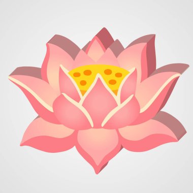 beyaz arkaplanda çiçek emoji resmi tasarımı