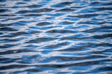 Su yüzeyi. Okyanus ya da deniz yüzeyi. Su yüzeyi arka planı. Okyanus ya da deniz suyu. Dalgalı mavi deniz yüzeyi. Su arkaplanı