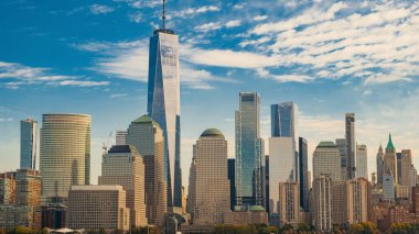 Dünya Ticaret Merkezi. New York 'un simgeleri. New York şehir merkezinde. New York şehir merkezi. WTC