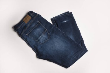 Arka plan olarak kot pantolon. Kot pantolon ya da kot pantolon. Denim kot desenli arka plan. Tasarım için Denim arkaplan dokusu