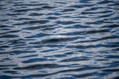 Karanlık deniz ocwan su yüzeyi. Okyanus ya da deniz yüzeyi. Su yüzeyi arka planı. Okyanus ya da deniz suyu. Dalgalı mavi deniz yüzeyi. Su arkaplanı