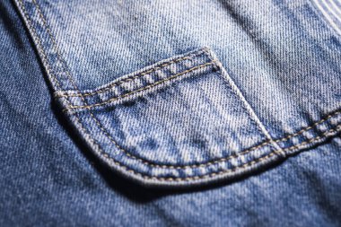 Arkaplan tasarımı için Denim dokusu. Kot pantolon deseni. Pantolon deseni ya da kot pantolon arkaplanı. Denim satışları. Kotun kumaş dokusu. Pantolon pantolonu. Mavi kot kumaş.