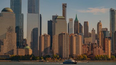 New York şehir mimarisi. New York şehri metropolü. ABD 'de New York' ta. New York sokakları