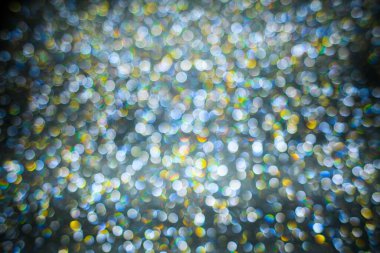 Bokeh parlak arka plan. Bokeh geçmişi. Kopyalama alanı olan soyut arkaplan. Bokeh arka planı bulanıklaştırdı. Parlak bokeh arkaplanı