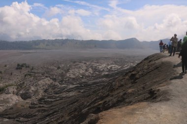 Endonezya 'nın Java adasındaki Mermo Dağı' nın güzel manzarası.