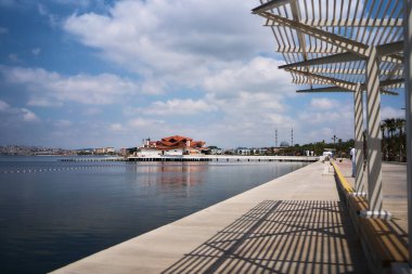 İstanbul, Türkiye - 15 Haziran 2023: İstanbul 'daki Albatros restoranı     