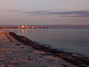 Kopenhag, Danimarka 'da gün batımı