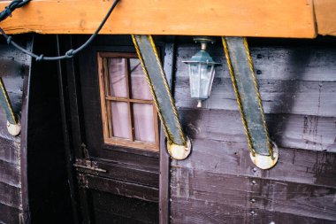 Gdynia, Polonya - 17 Ocak 2019: Gdynia seddindeki Polonya gemilerinin ücretsiz sergisi