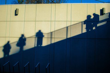 Gdansk, Polonya - 15 Ocak 2019: Gdask Kış Sokağı manzarası 