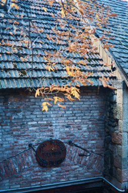 Dilijan, Ermenistan - 28 Ağustos 2021: Ermenistan 'ın Dilijan kentinin ayrıntıları ve atmosferi
