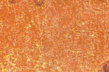 Eski paslı metal levhanın dokusu yakın plan..