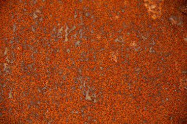 Paslı metal levha dokusunun soyut arkaplan olarak yakınlaştırılması.