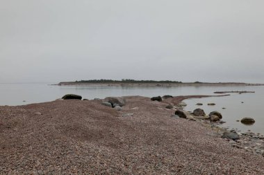 Yazın Jurmo, Archipelago Ulusal Parkı, Finlandiya 'da deniz manzarası.