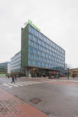 Helsinki, Finland - February 2, 2022: Holiday Inn Hotel.