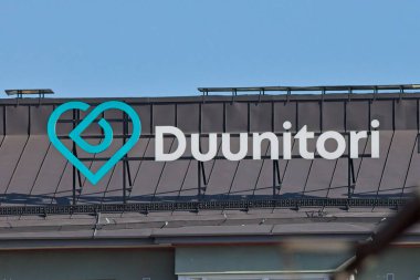 Helsinki, Finlandiya 9 Eylül. 2024: Duunitori logosu. Duunitori, pazarlama şirketini ve iş kurulunu topluyor..