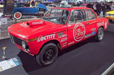 Pasila, Helsinki, Finlandiya, 4 Nisan. 2025: BMW 2002 (1968) Orijinal Amerikan Araba Fuarı ACS25 Helsinki Messukeskus Fuarı ve Kongre Merkezi.