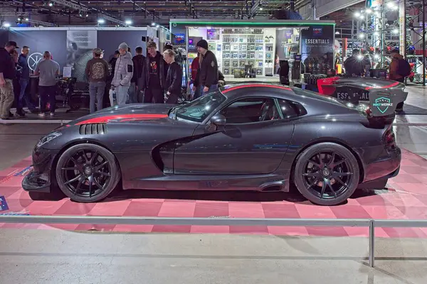 Pasila, Helsinki, Finlandiya, 4 Nisan. 2025: Dodge Viper (2014) Orijinal Amerikan Otomobil Fuarı ACS25 Helsinki Messukeskus Fuarı ve Kongre Merkezi.