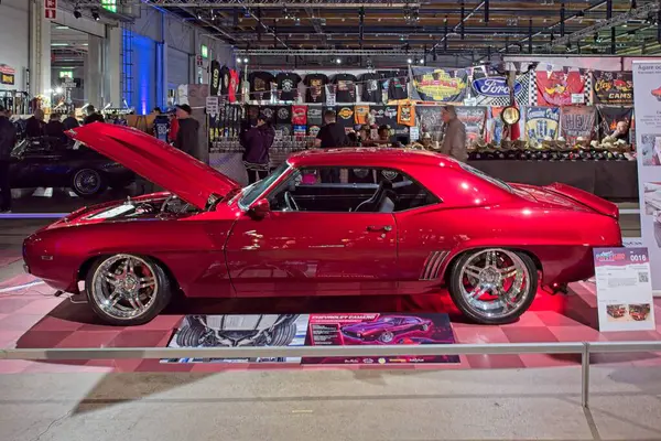 Pasila, Helsinki, Finlandiya, 4 Nisan. 2025: Chevrolet Camaro SS (1969) Orijinal Amerikan Araba Fuarı ACS25 Helsinki Messukeskus Fuar ve Kongre Merkezi 'nde.