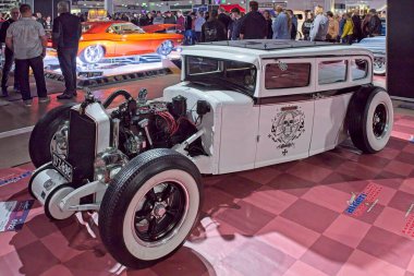 Pasila, Helsinki, Finlandiya, 4 Nisan. 2025: Studebaker Başkanı (1927) Orijinal American Car Show ACS25 Helsinki Messukeskus Fuar ve Kongre Merkezi 'nde.