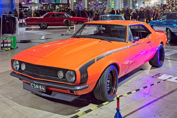 Pasila, Helsinki, Finlandiya, 4 Nisan. 2025: Pontiac Firebird (1967) Orijinal Amerikan Araba Fuarı ACS25 Helsinki Messukeskus Fuar ve Kongre Merkezi 'nde sergilendi.