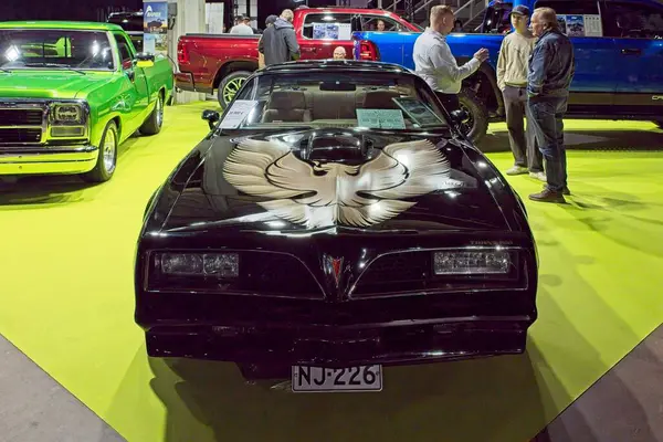 Pasila, Helsinki, Finlandiya, 4 Nisan. 2025: Pontiac Firebird Trans Am HT Coupe (1980) Orijinal Amerikan Araba Fuarı ACS25 sergisi Helsinki Messukeskus Fuar ve Kongre Merkezi.