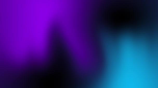 Ein Abstraktes Sich Bewegendes Violettes Blaues Und Schwarzes Gefälle Bunte — Stockvideo