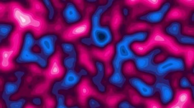 Soyut animasyon topografik hat haritası. Değişken bir arkaplanda dalgalar hareket ediyor. Ultra HD, 4K, 60fps, video döngüsü.