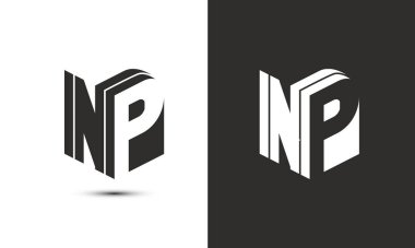 Eşsiz harf NP Bu logo çeşitli boyutlarda yüksek bir okunabilirliğe sahiptir ve çeşitli ortamlarda kolayca kullanılabilir.