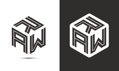 Evet, illüstratör küp logosu, vektör logosu modern alfabe yazı tipi kesişme biçimi içeren bir harf logosu tasarımı. Birinci sınıf iş logosu simgesi. Siyah arkaplanda beyaz renk