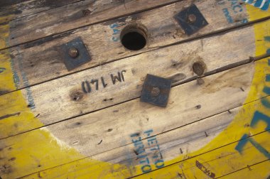 Büyük rulo elektrik kablosunun dokusu