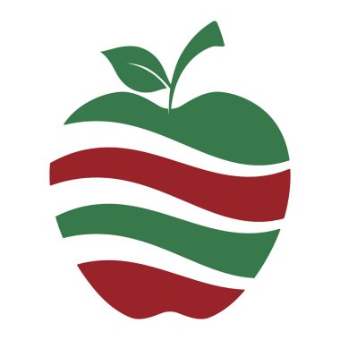 Apple logo tasarımı konsepti. Hızlı Apple Yaratıcı Teknoloji Logo şablonu. Simge simgesi