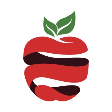 Apple logo tasarımı konsepti. Hızlı Apple Yaratıcı Teknoloji Logo şablonu. Simge simgesi