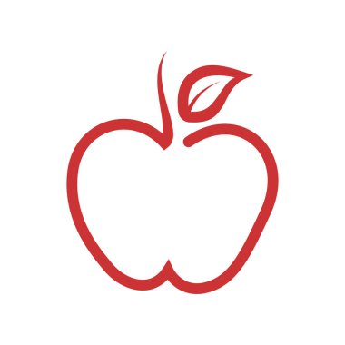 Apple logo tasarımı konsepti. Hızlı Apple Yaratıcı Teknoloji Logo şablonu. Simge simgesi