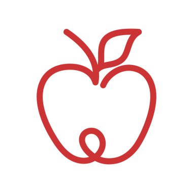 Apple logo tasarımı konsepti. Hızlı Apple Yaratıcı Teknoloji Logo şablonu. Simge simgesi