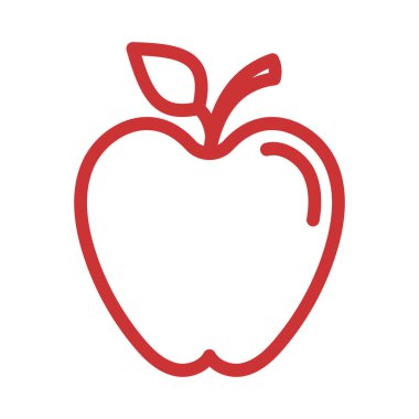Apple vektör çizim simgesi logo şablonu