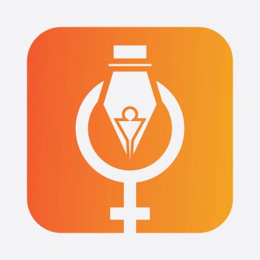 Erkek ve kadın cinsiyet vektör logosu simgesi