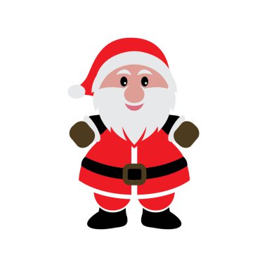 Noel Baba vektör çizimleri tasarım simgesi logosu