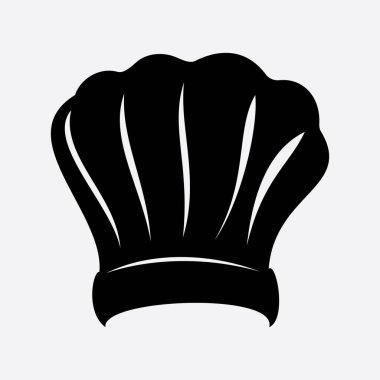 Restoran logosu illüstrasyon şefi yemek yaratıcı tasarım.