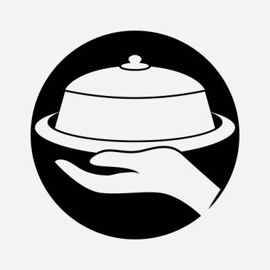 Logo çizimi aşçılık şef yemekler yaratıcı tasarım.