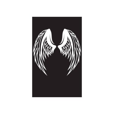 Şirketin hızlı ya da hızlı bir şekilde yükselmesi için tasarlanmış hassas, soyut bir tasarımı olan güzel kanat logosu.