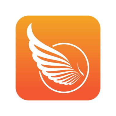 ateş kuşu kanatları çizim logosu