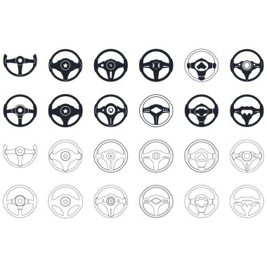 Direksiyon logosu çizimleri koleksiyonu