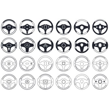 Direksiyon logosu çizimleri koleksiyonu