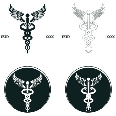 Sağlık Tıbbi Logosu vektör illüstrasyon tasarımı