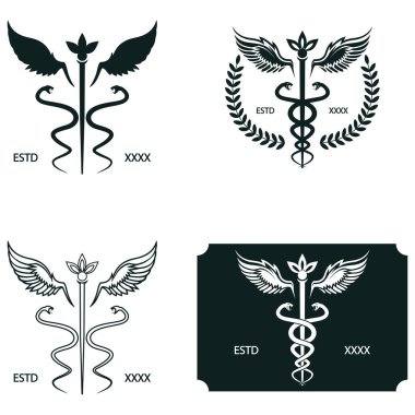 Sağlık Tıbbi Logosu vektör illüstrasyon tasarımı