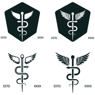 Sağlık Tıbbi Logosu vektör illüstrasyon tasarımı